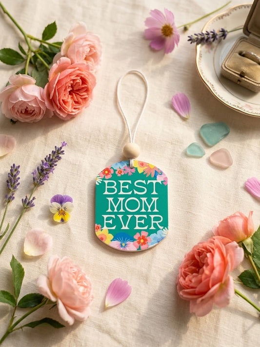 מפיץ ריח לרכב Best Mom Ever Flowers