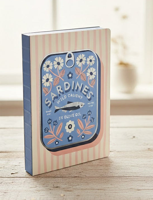 מחברת כריכה קשה Wild Caught Sardines