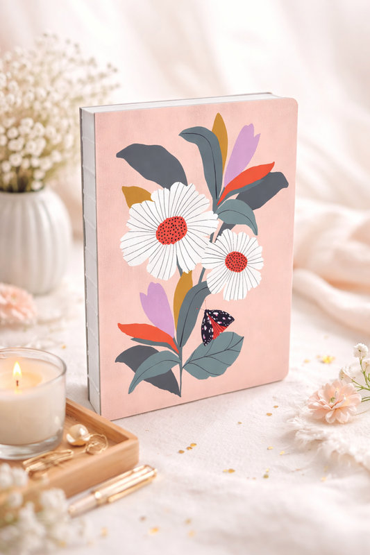 מחברת כריכה קשה Blooming Reflections