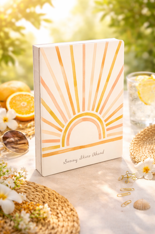 מחברת כריכה קשה Sunny Skies Ahead