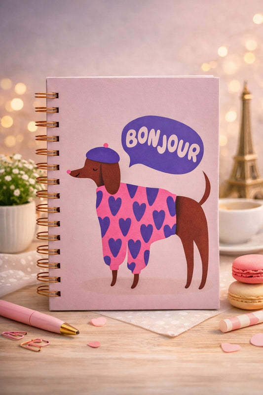 מחברת ספירלה Bonjour