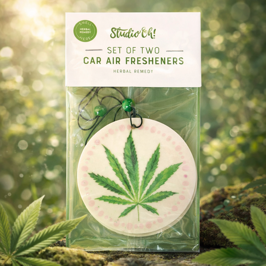 מפיץ ריח לרכב Cannabis Leaf