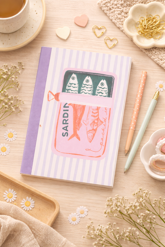 מחברת רכה קטנה Sardine Snack