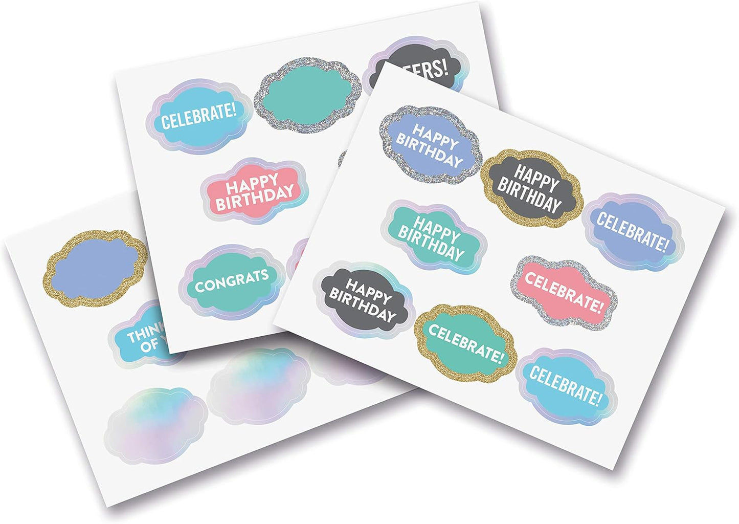 קופסת כרטיסי ברכה Silver Glitter