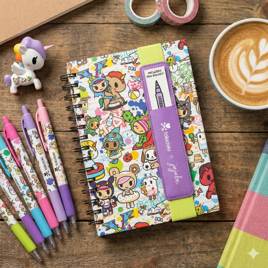 מחברת ספירלה עם כיס לעט Littlr Terrors