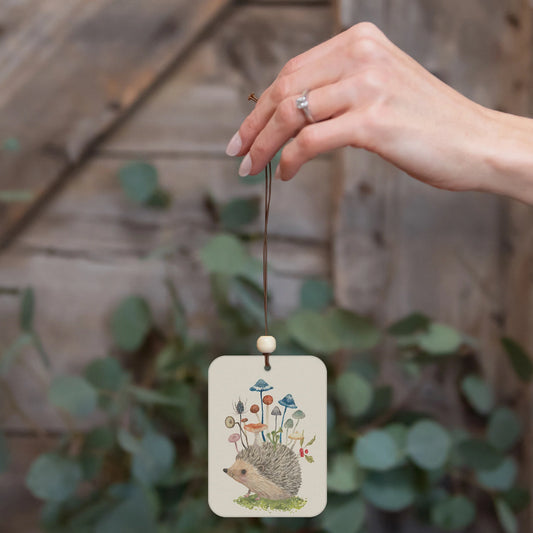 מפיץ ריח לרכב Hedgehog with Mushrooms