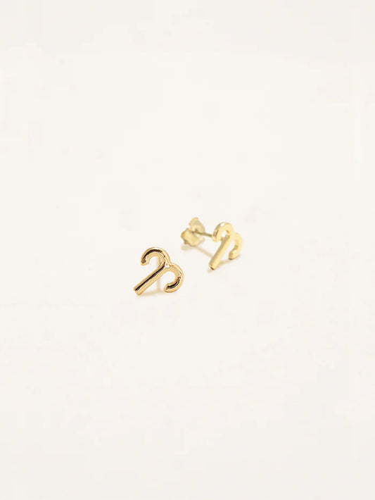 עגילי מזל טלה (Aries) קולקציית Zodiac