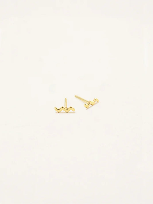 עגילי מזל דלי (Aquarius)קולקציית Zodiac