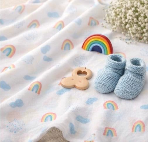 חיתול כותנה קשתות Rainbow Sky