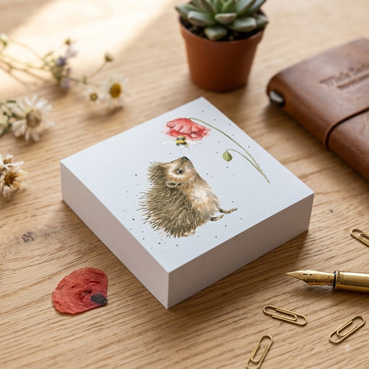 בלוק פתקיות דביקות – Hedgehog Busy as a ** Bee