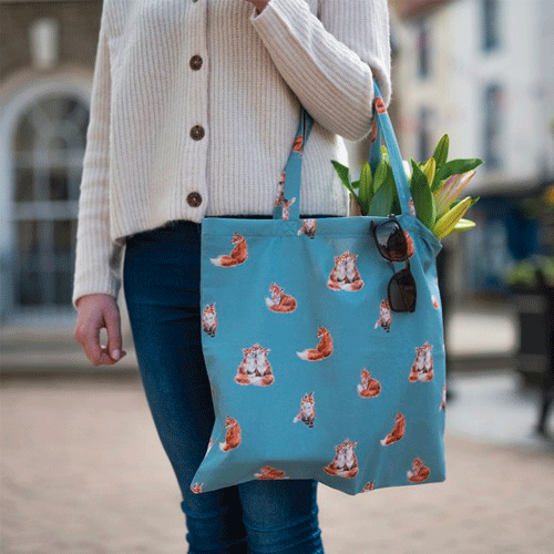 תיק קניות מתקפל שועל