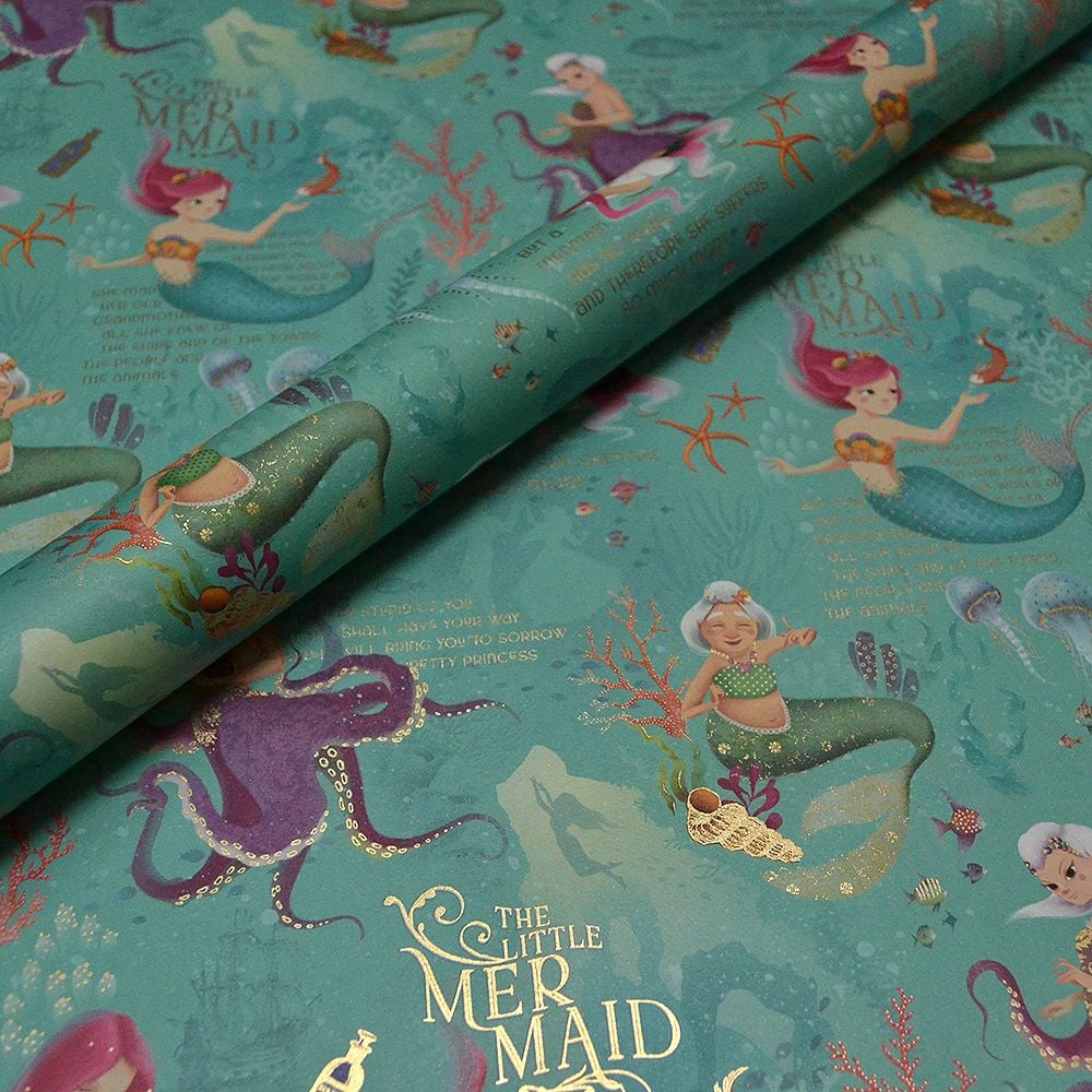 נייר עטיפה בת הים הקטנה