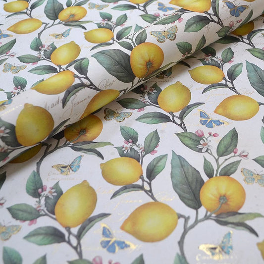 נייר עטיפה לימונים