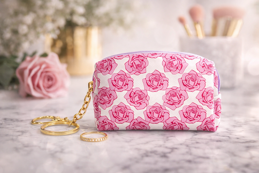 מחזיק מפתחות ופאוצ׳ Petite Rose