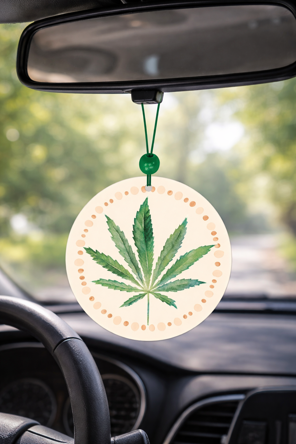 מפיץ ריח לרכב Cannabis Leaf