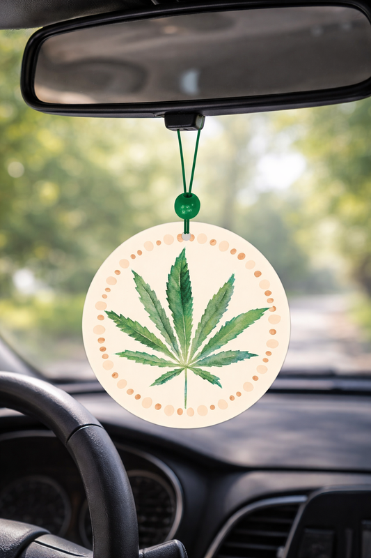 מפיץ ריח לרכב Cannabis Leaf