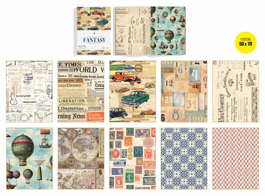 מארז ניירות עטיפה Fantasy