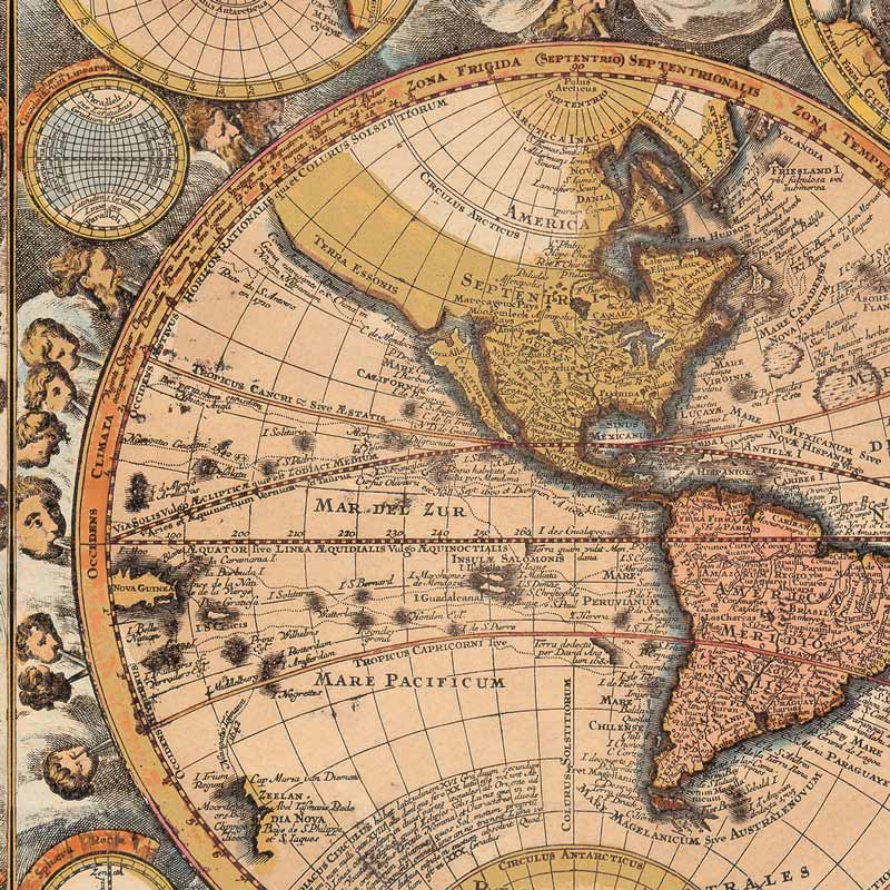 נייר עטיפה מפת עולם