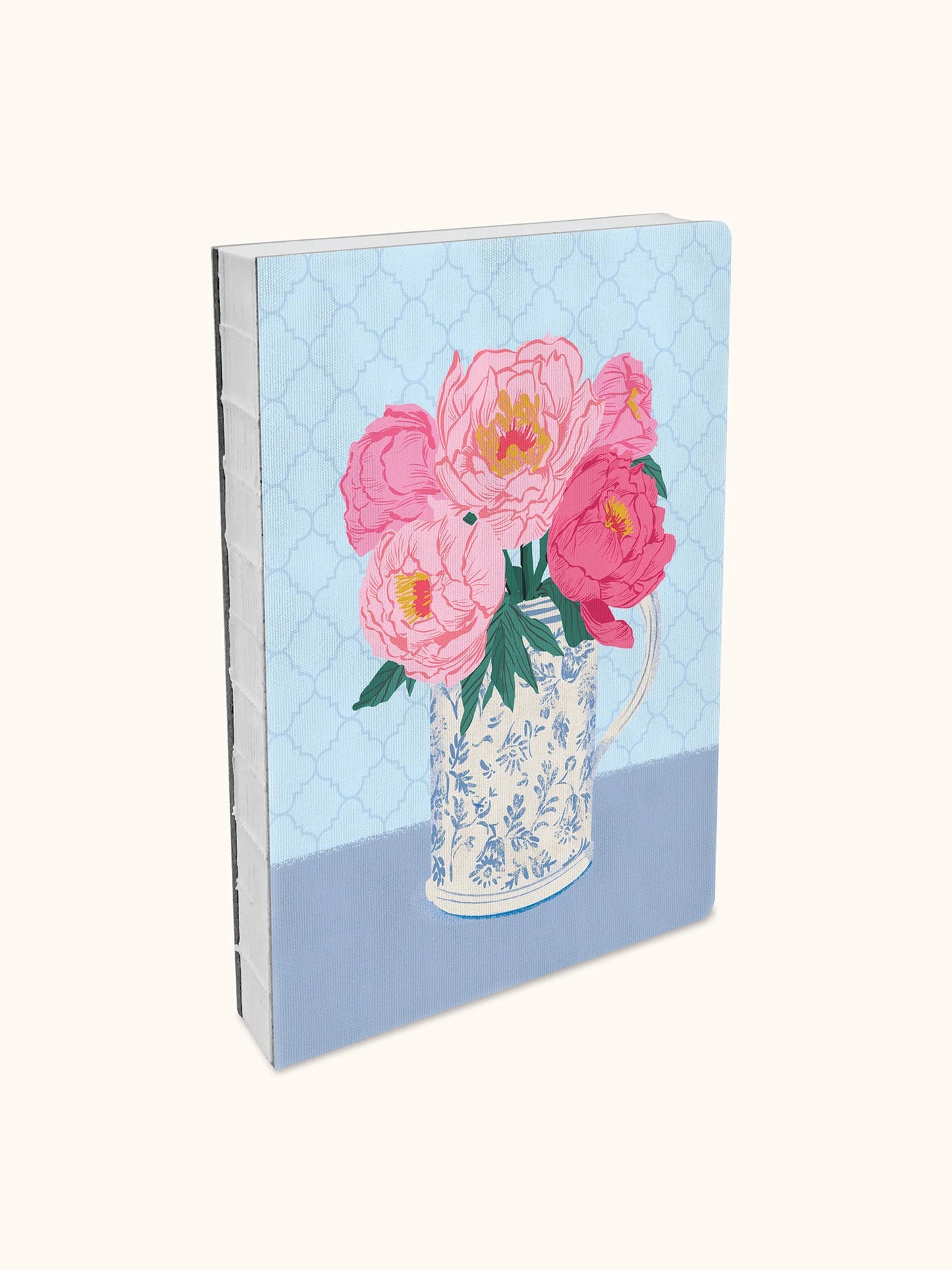מחברת כריכה קשה Bouquet on Blue