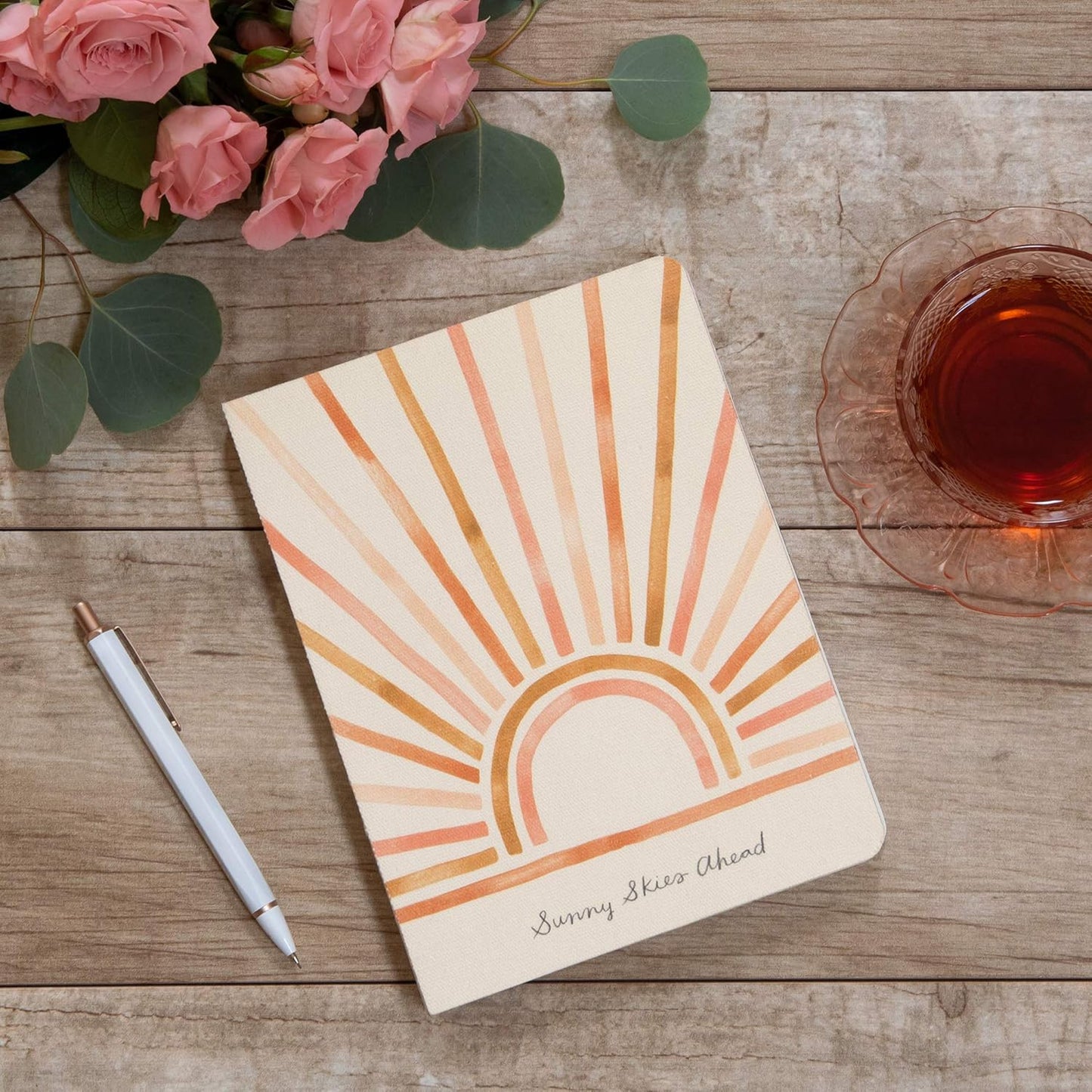 מחברת כריכה קשה  Sunny Skies Ahead