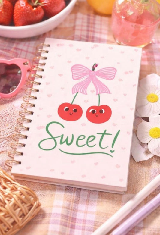 מחברת ספירלה Sweetest Cherry