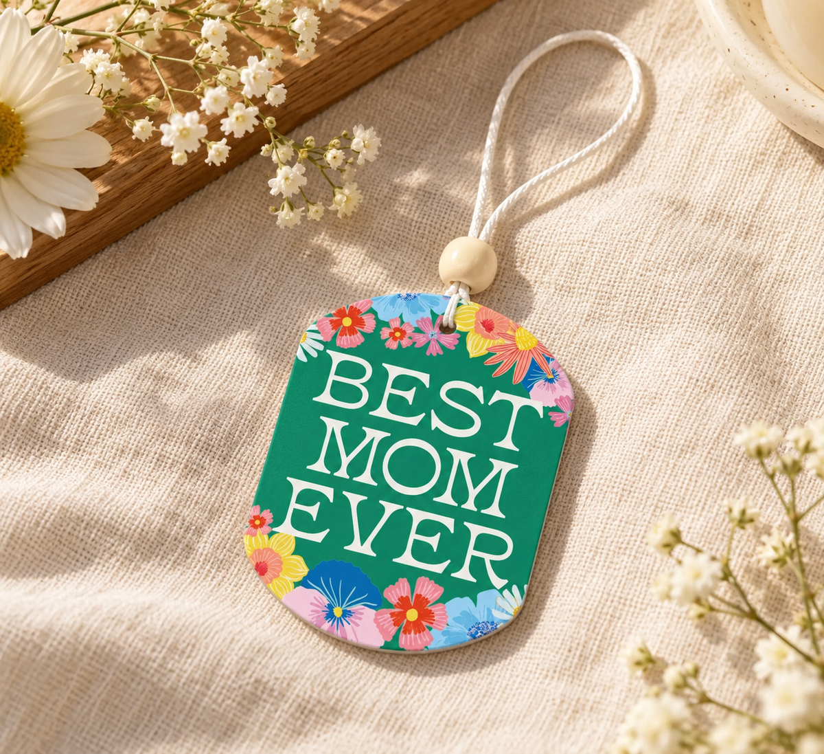 מפיץ ריח לרכב Best Mom Ever Flowers