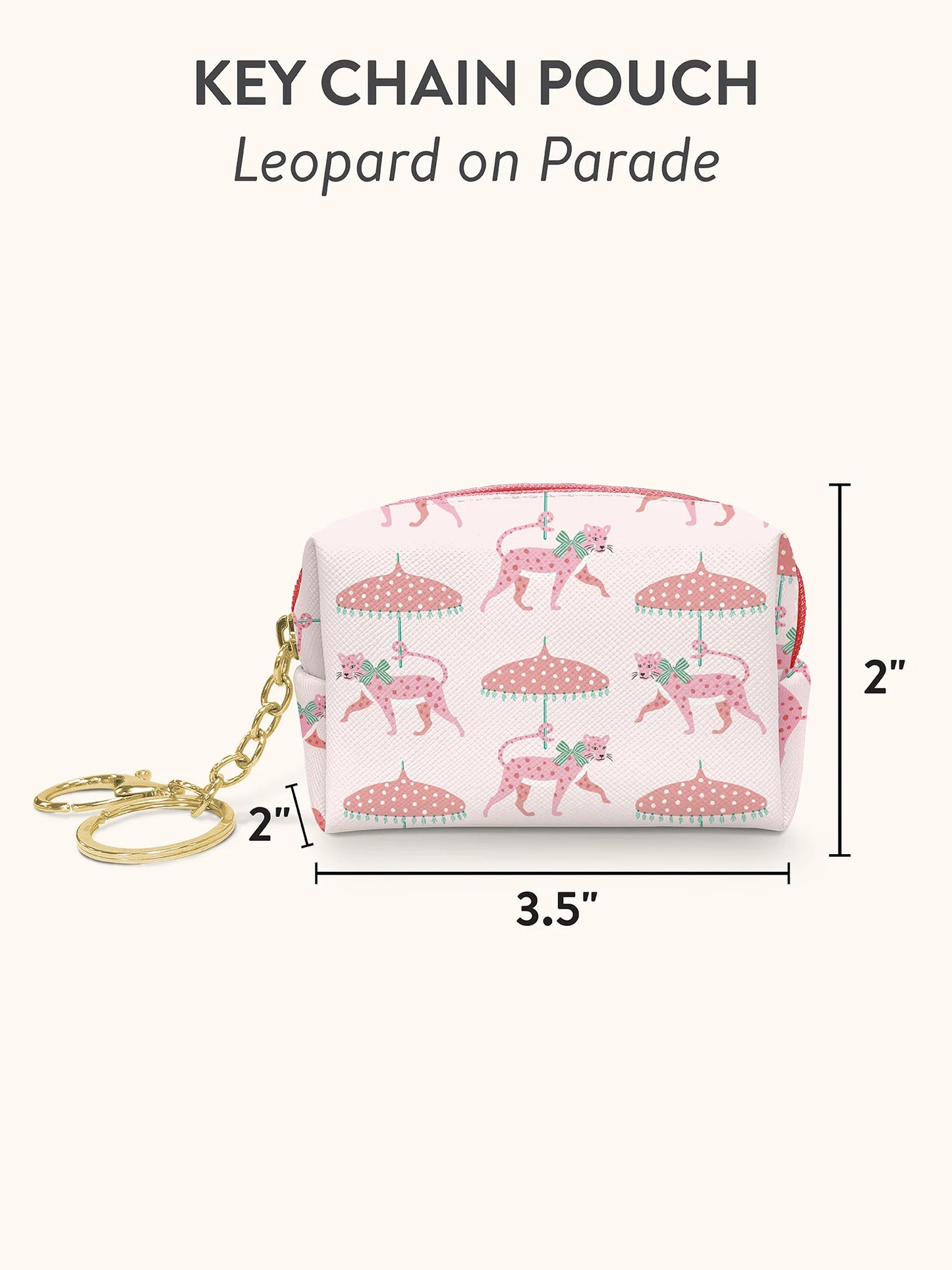 מחזיק מפתחות ופאוצ׳ Leopard on Parade