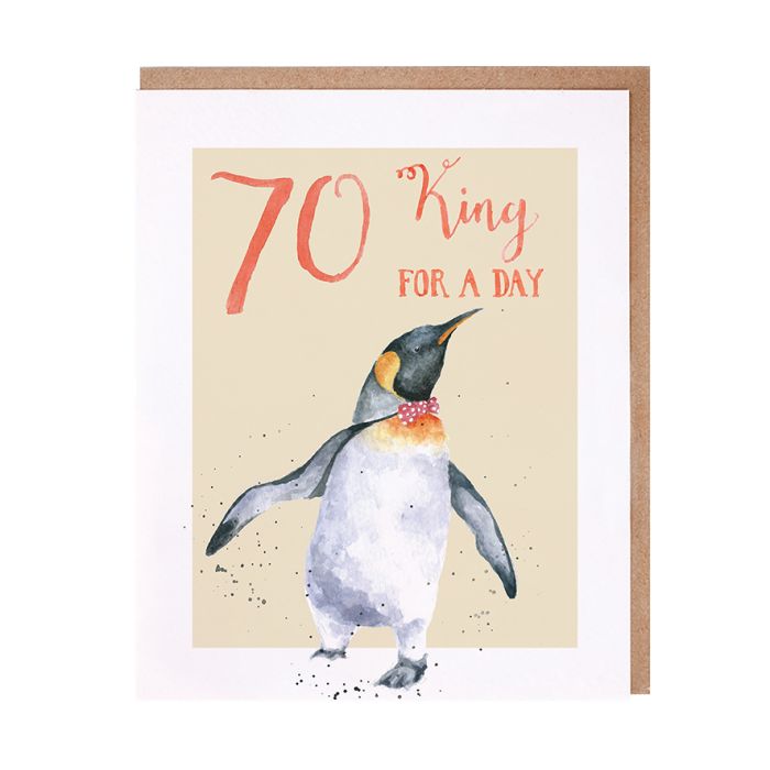 כרטיס ברכה ליום הולדת King For A Day - 70 (PAC036)