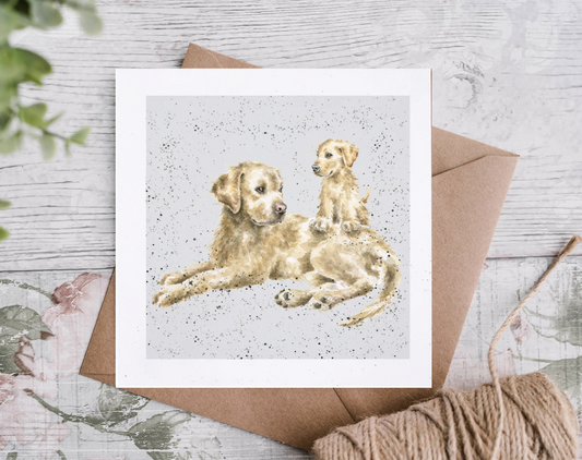 כרטיס ברכה 'Nora and Meg' Labrador (DR001)