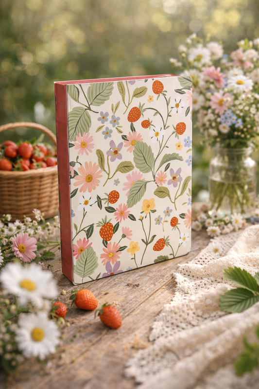 מחברת כריכה קשה  Blossoming Berries