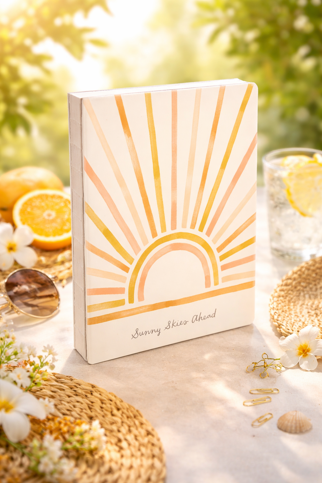 מחברת כריכה קשה  Sunny Skies Ahead