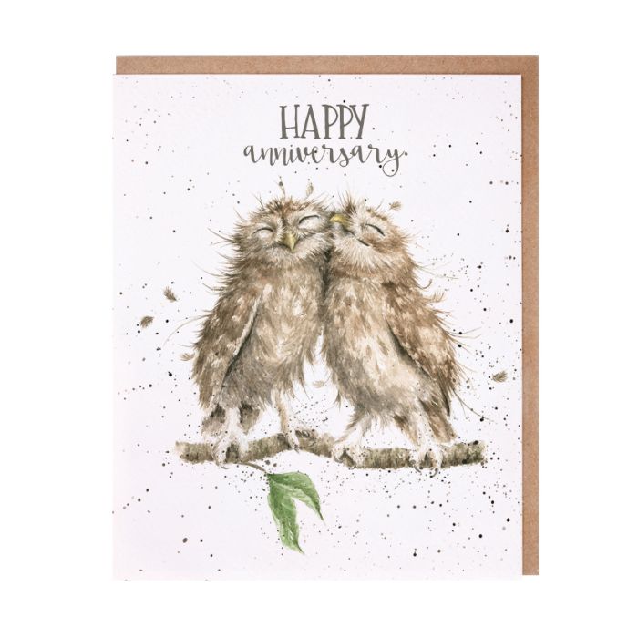 כרטיס ברכה Anniversary Owls  (oc018)