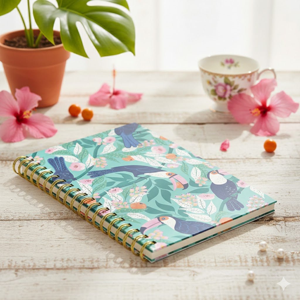 מחברת ספירלה Tropical Paradise