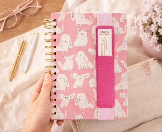 מחברת ספירלה עם כיס לעט Watchdogs