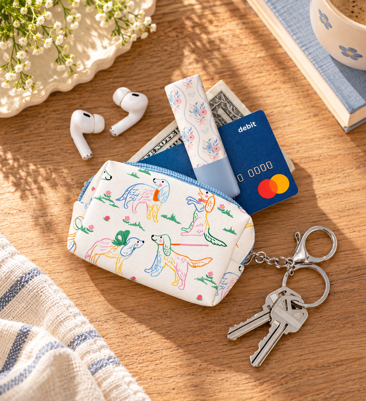 מחזיק מפתחות ופאוצ׳ Posh  Pups