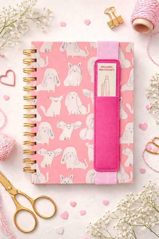 מחברת ספירלה עם כיס לעט Watchdogs