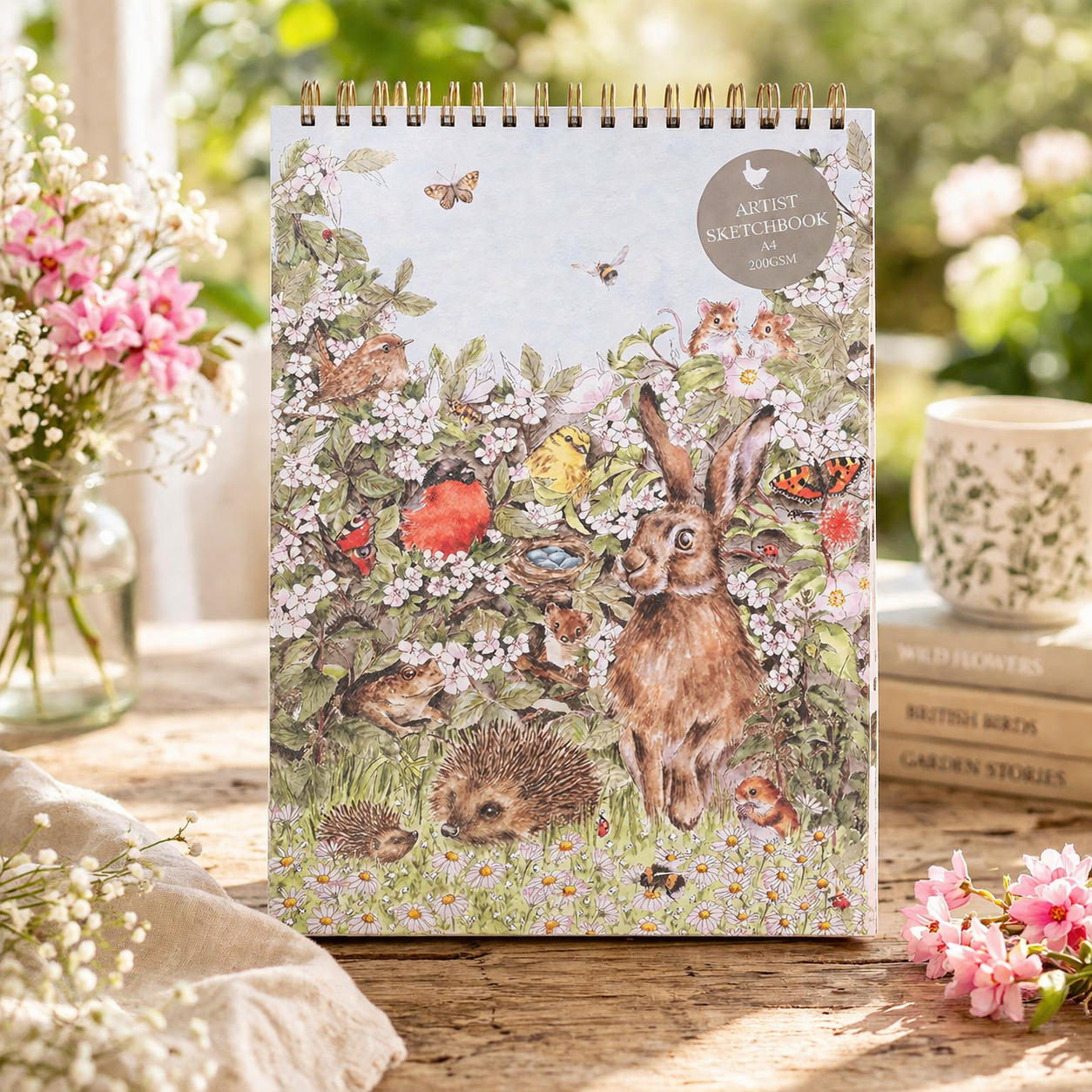 מחברת סקצ׳בוק Nature Sketchbook Hedgerow