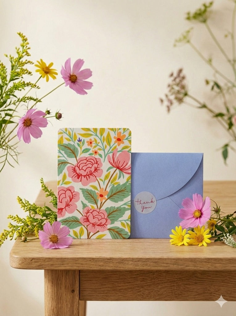 מארז כרטיסי ברכה SPRINGTIME BLOOMS