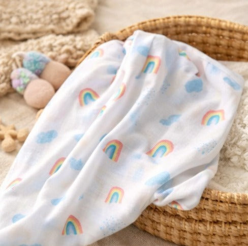 חיתול כותנה קשתות Rainbow Sky