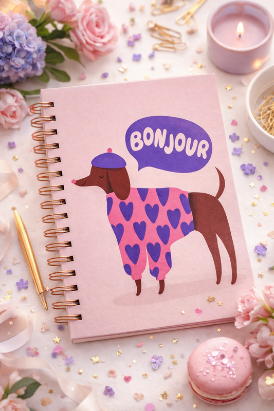 מחברת ספירלה Bonjour