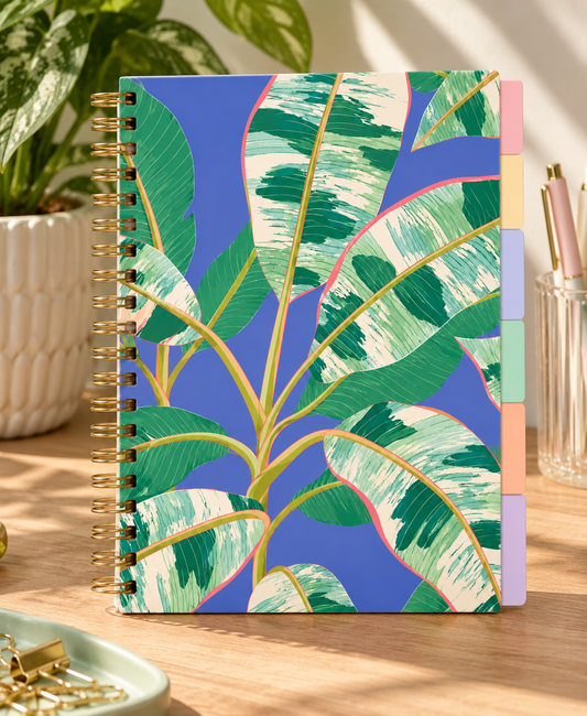 מחברת חוצצים Tropical Leaves