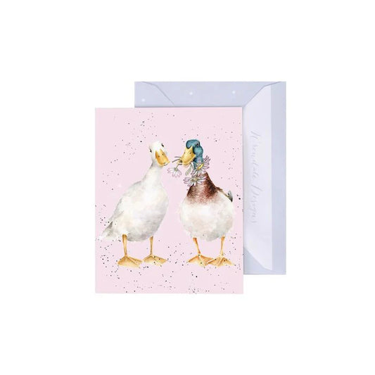 כרטיס ברכה מיני 'Not a Daisy Goes By' Duck (GE148)