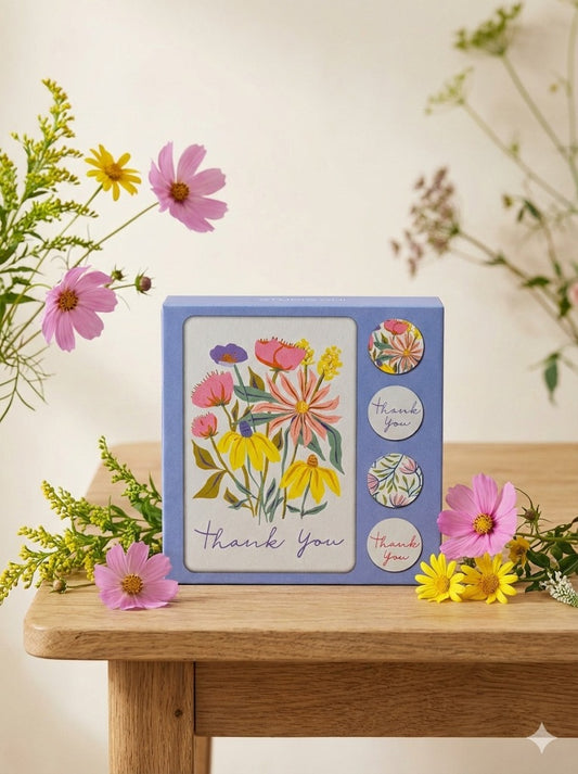 מארז כרטיסי ברכה SPRINGTIME BLOOMS