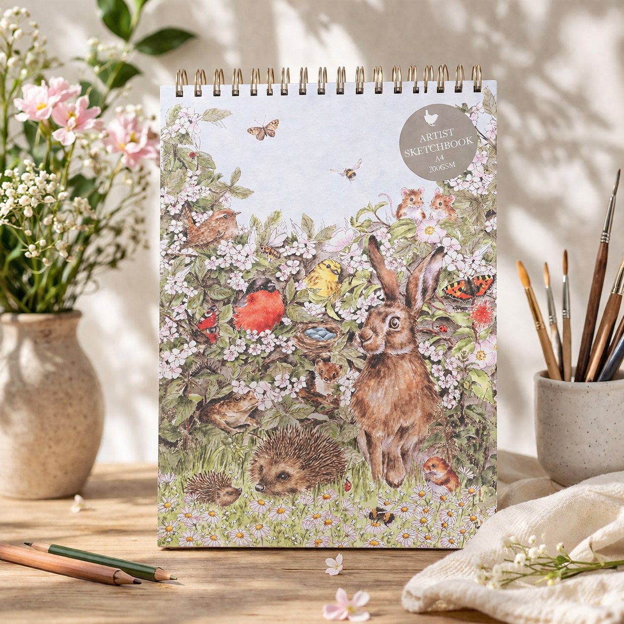 מחברת סקצ׳בוק Nature Sketchbook Hedgerow