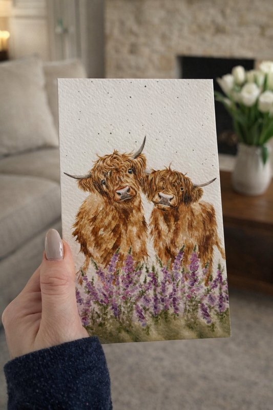 פנקס Highland Cow Gentle Giants