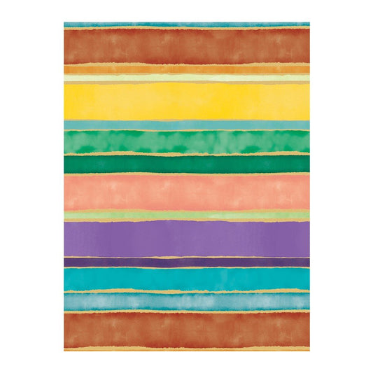 נייר עטיפה פסים צבעוני וזהב