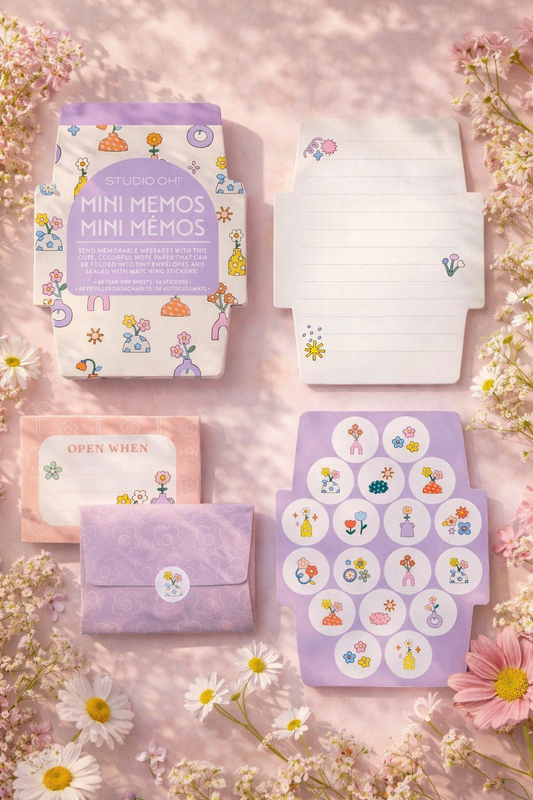 פנקס מיני ממו Pretty Posies