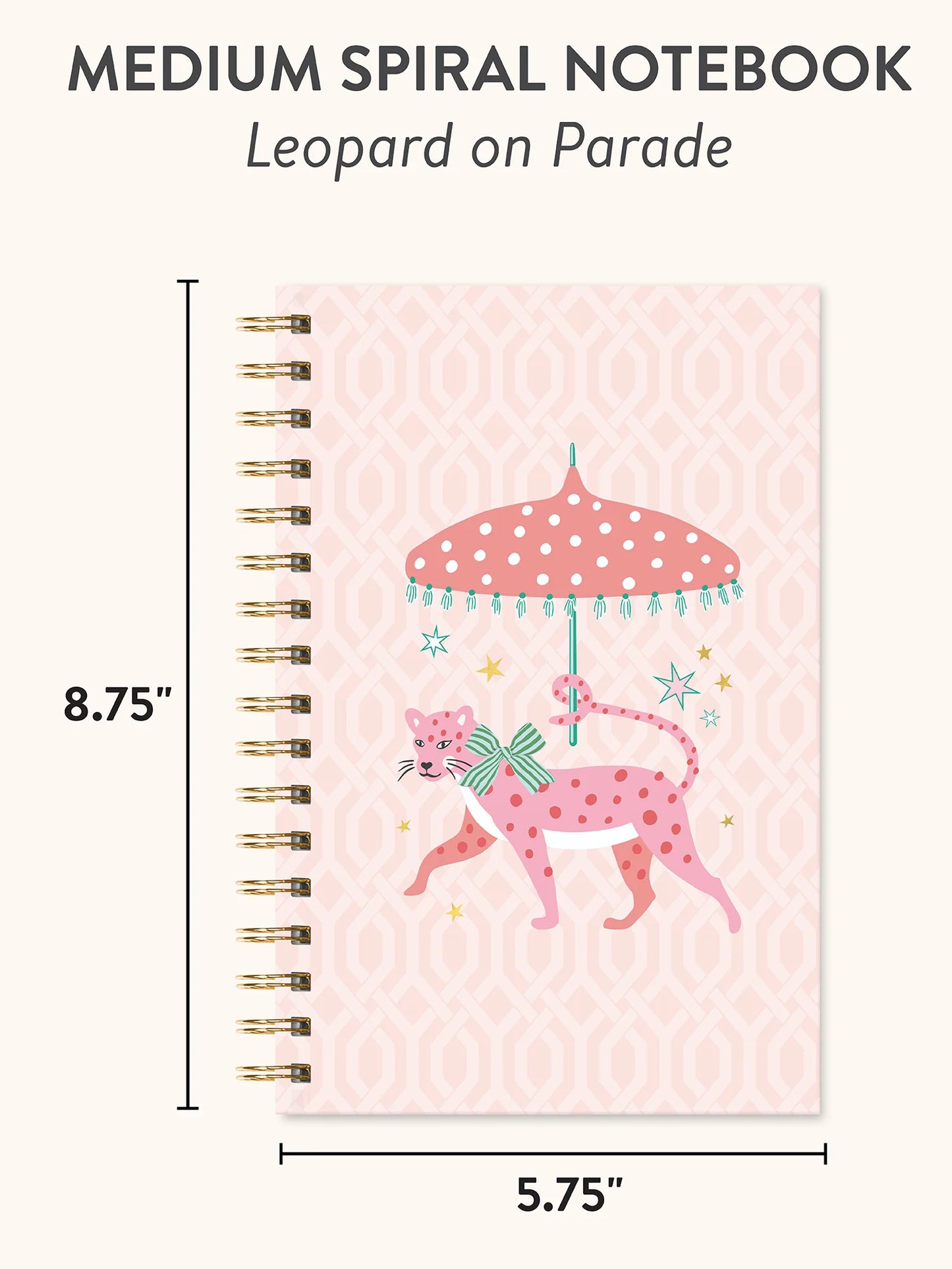 מחברת ספירלה Leopard on Parade