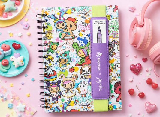 מחברת ספירלה עם כיס לעט Littlr Terrors