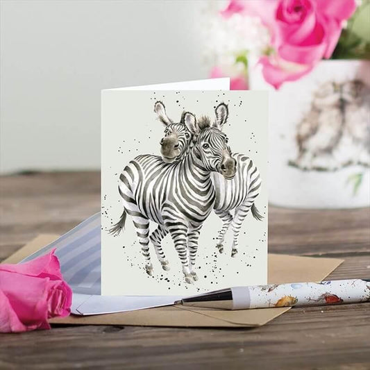 כרטיס ברכה מיני 'Still My Favourite' zebra (GE114)